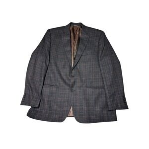 Lauren Ralph Lauren Men's Plaid Wool Blend Blazer Sport Coat 46L